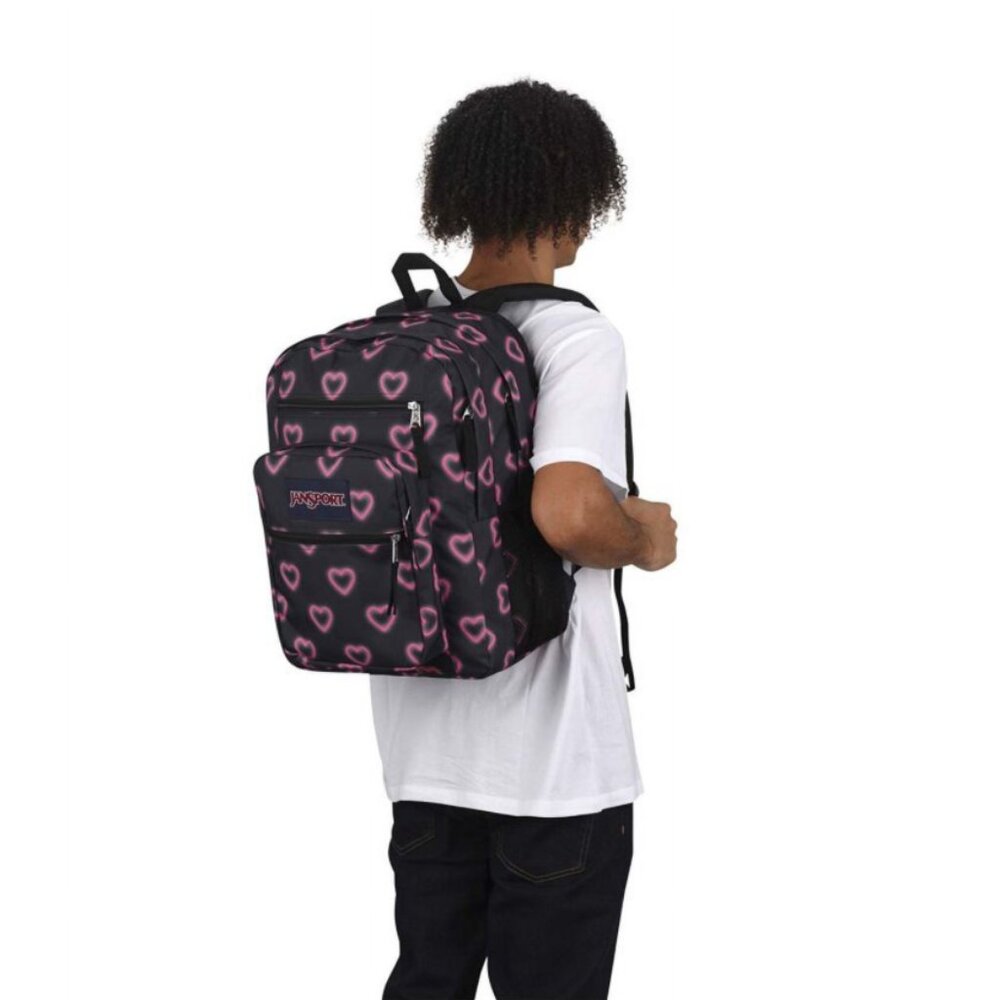 Brand New with Tags Jansport Big Student Happy hearts Backpack!